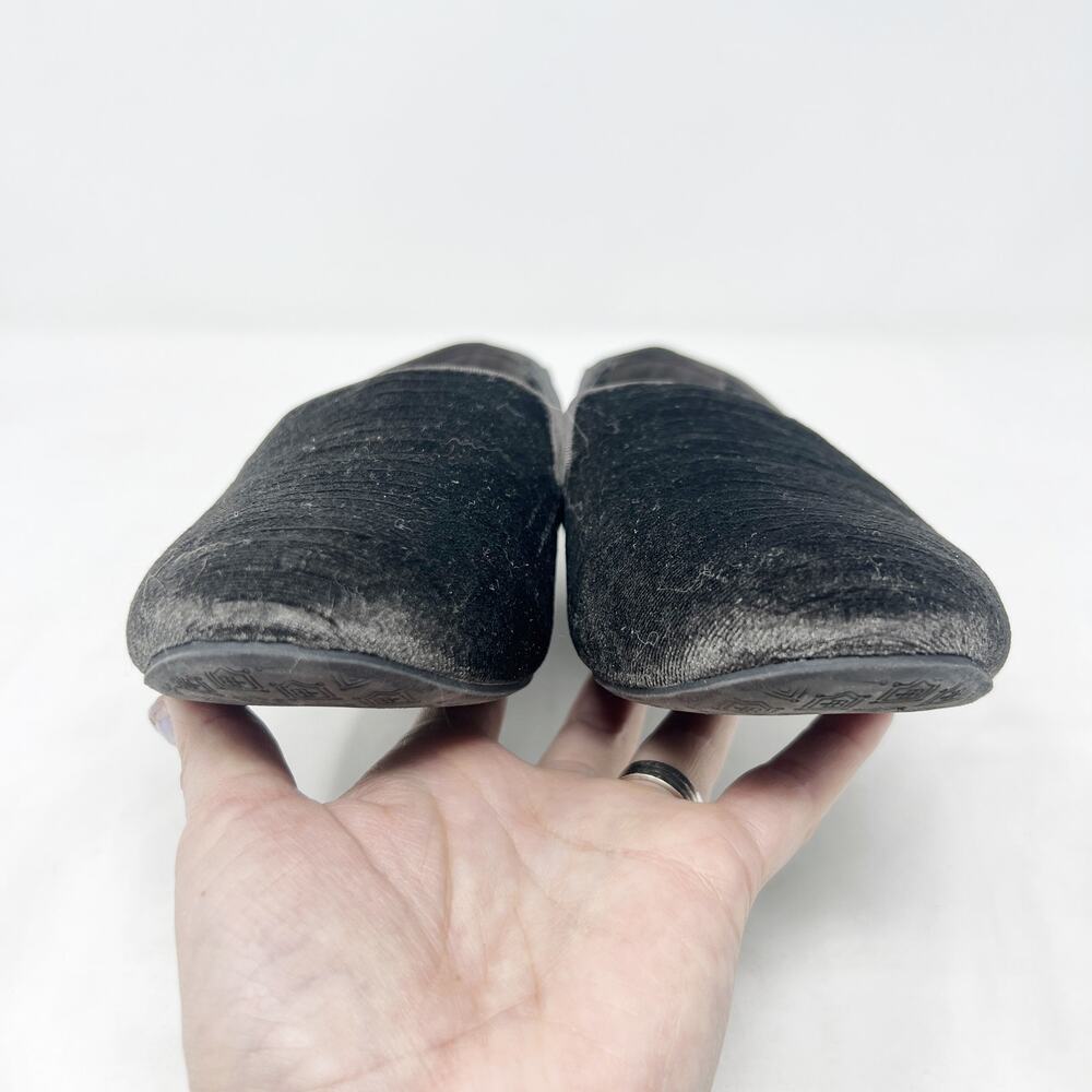 [Birdies] Starling Charcoal Gray Python Print Vel… - image 4